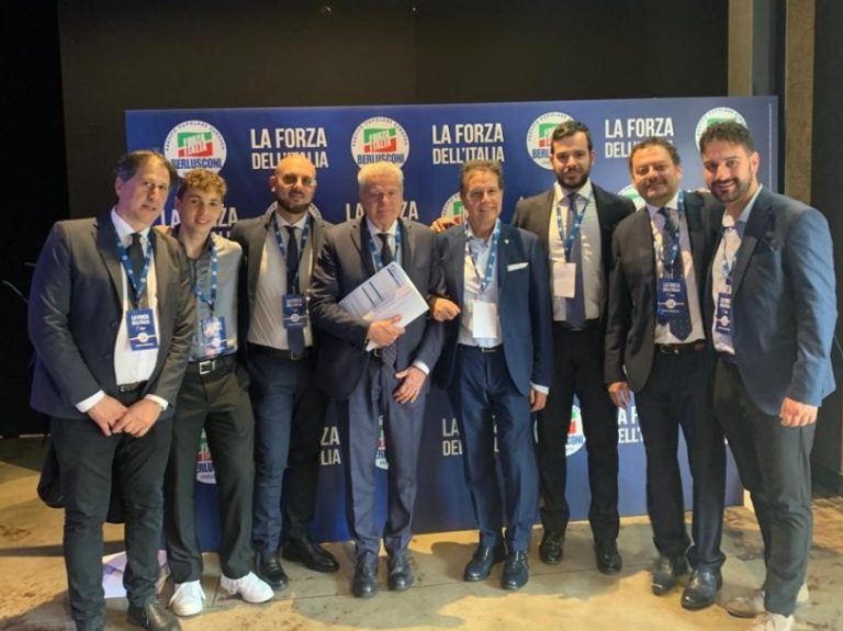 Delegazione reatina di FI alla convention di Forza Italia a Milano