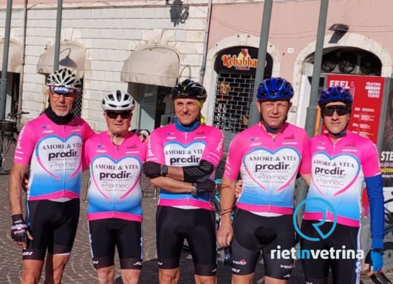 Il Team Amore & Vita Radiomondo a Terni per la “Pedaliamo in sicurezza”