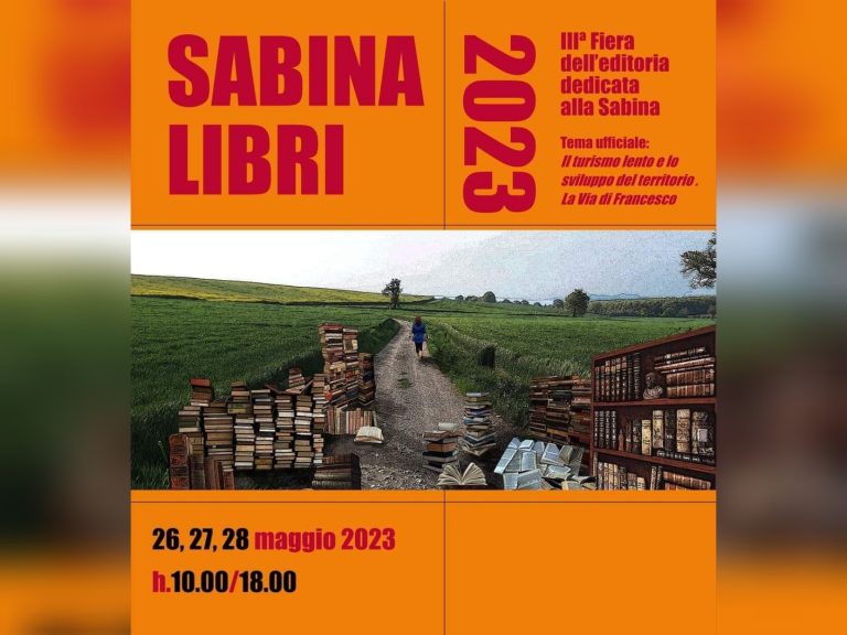 Dal 26 al 28 maggio torna Sabina Libri, fiera dell’editoria