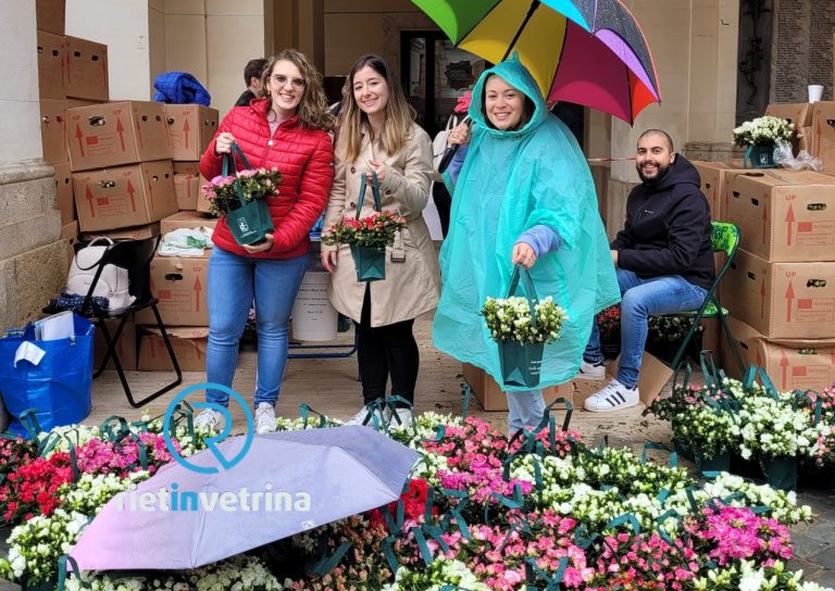 Rieti, la pioggia non ferma le Azalee della Ricerca AIRC