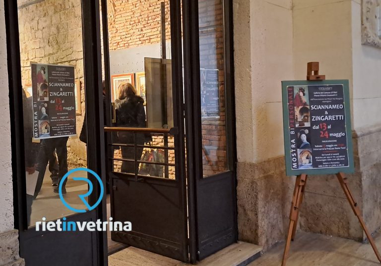 Nicoletta Sciannameo e Giuseppe Zingaretti espongono nella sala mostre del Comune di Rieti