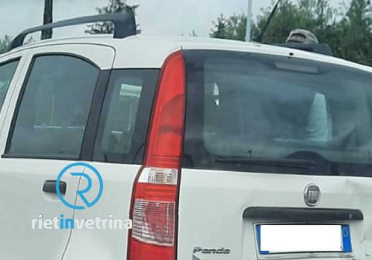 Incidente auto – furgone nella rotatoria per Borgo Santa Maria