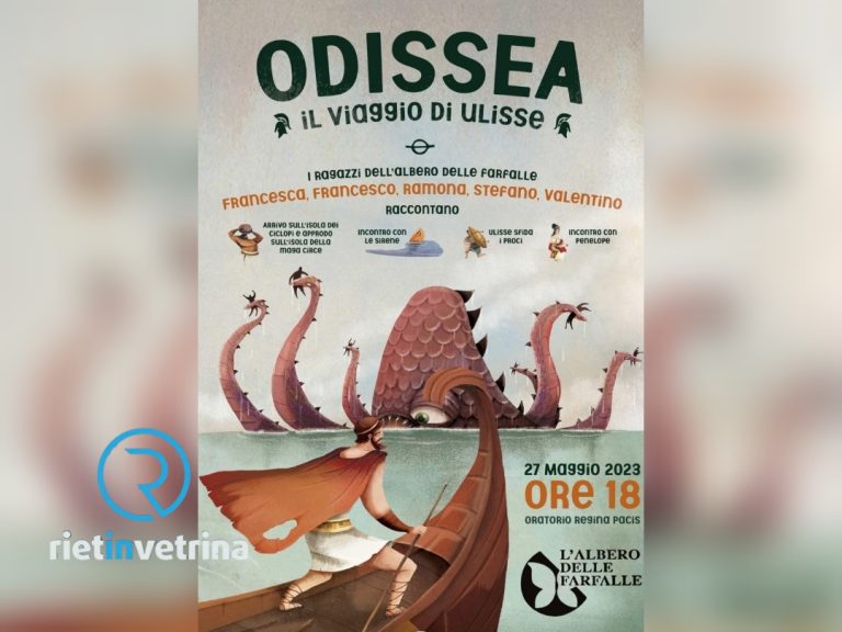 I ragazzi de “L’Albero delle Farfalle” il 27 maggio raccontano “Il viaggio di Ulisse”