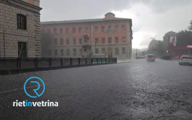 Maltempo Rieti, le scuole restano aperte salvo disposizioni dei Dirigenti sui singoli Istituti