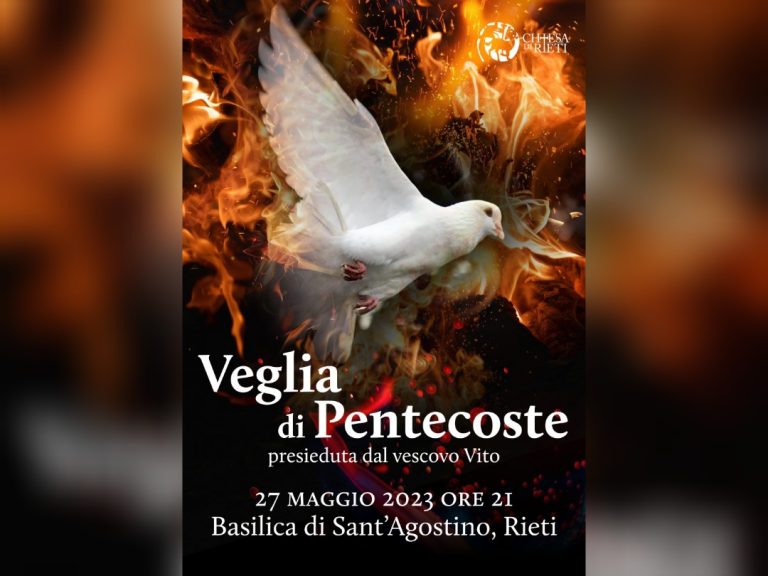 Sabato 27 maggio a Sant’Agostino Veglia di Pentecoste