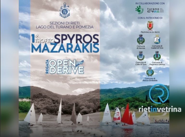 Dal 2 al 4 giugno sul Lago del Turano il 1° Trofeo Spyros Mazarakis
