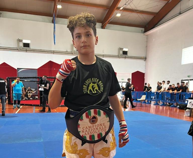 Il sabino Flavio Cupelli è il nuovo giovanissimo campione di Kick Boxing Light 2023