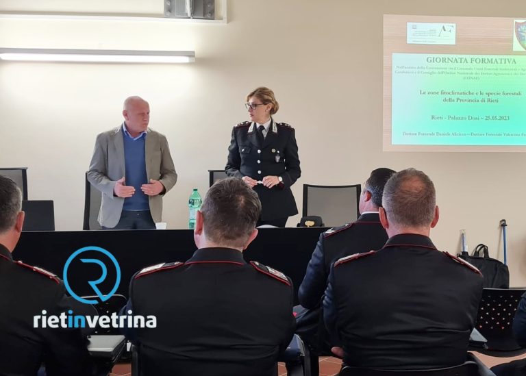 Gestione boschi del Reatino, incontro Carabinieri Forestale e Ordine Dottori Agronomi e Forestali
