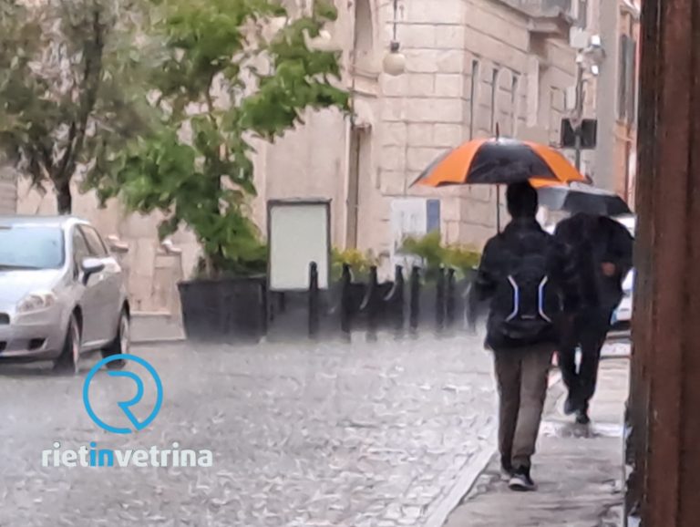 Pioggia su Rieti per 36 ore