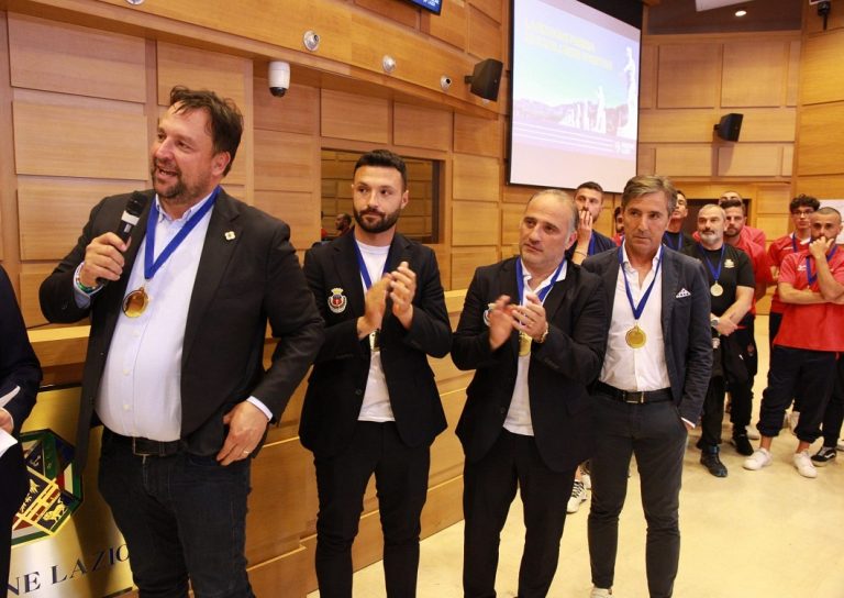 L’Amatrice Calcio premiato dalla Regione Lazio come eccellenza sportiva.  Presidente Capriccioli: “Grande onore e tanta responsabilità”