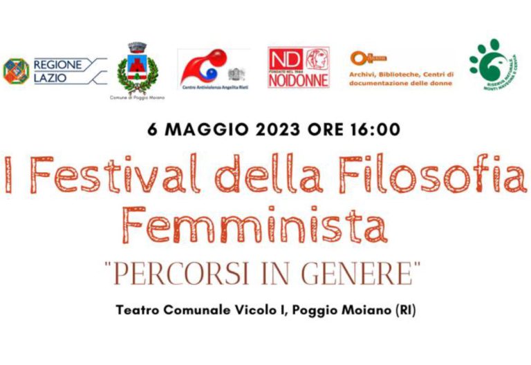 Primo “Festival della Filosofia Femminista” il 6 e 7 maggio al teatro di Poggio Moiano