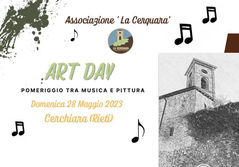 Art Day, pomeriggio tra musica e pittura. Il 28 maggio a Cerchiara