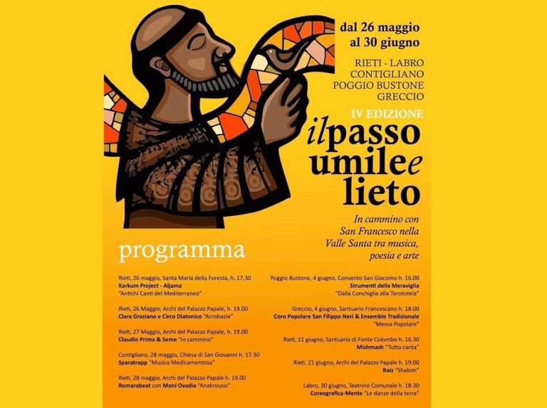 Procedono gli eventi del Festival “Il Passo Umile e Lieto”