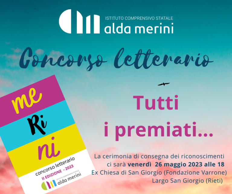 II Concorso Letterario Alda Merini, il 26 maggio le premiazioni nell’ex Chiesa di San Giorgio