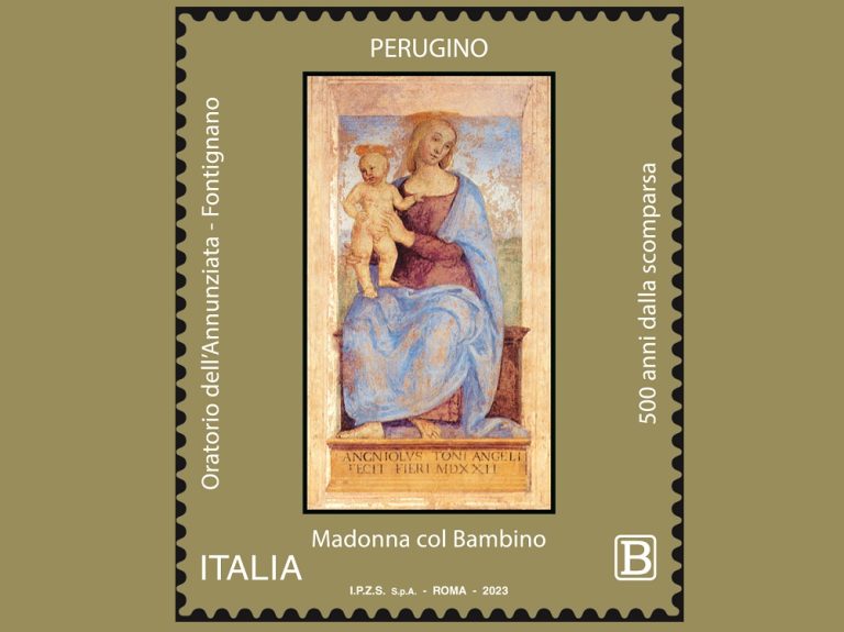 Emesso francobollo dedicato al Perugino nel 500° anniversario della scomparsa
