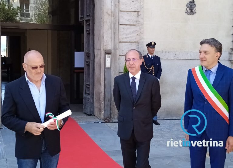 Onorificenza al Merito a Giocondo Fracassi, Associazione di Protezione Civile Italsabina di Stimigliano