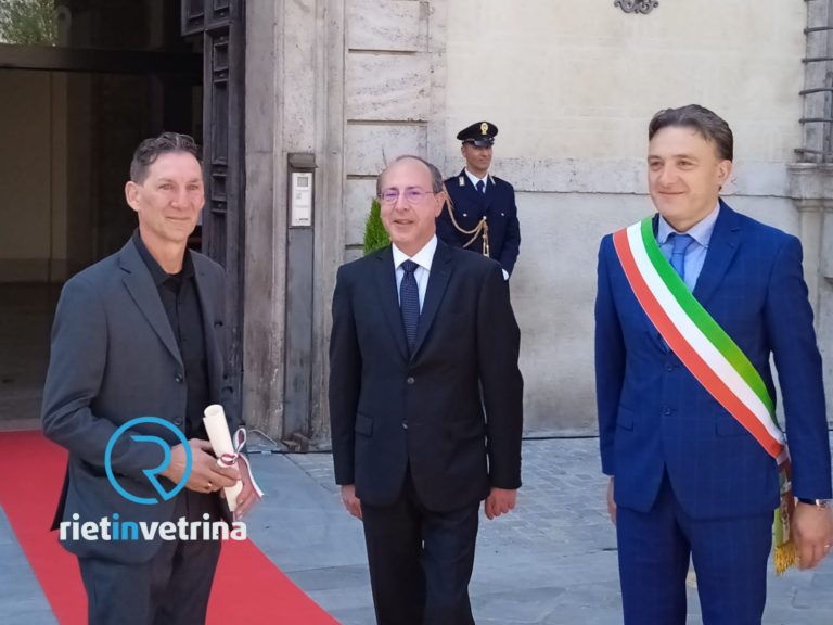Onorificenza al Merito a Giuseppe De Santis (Italsabina di Stimigliano)