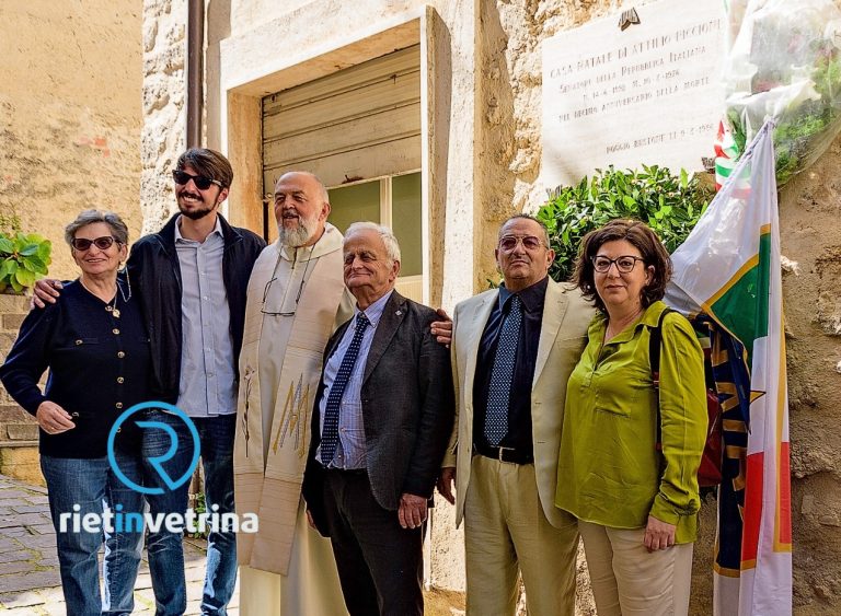 A Poggio Bustone commemorato Attilio Piccioni, padre costituente