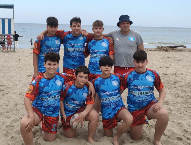 Conclusa l’esperienza al Beach Rugby per l’Under 15 degli Arieti