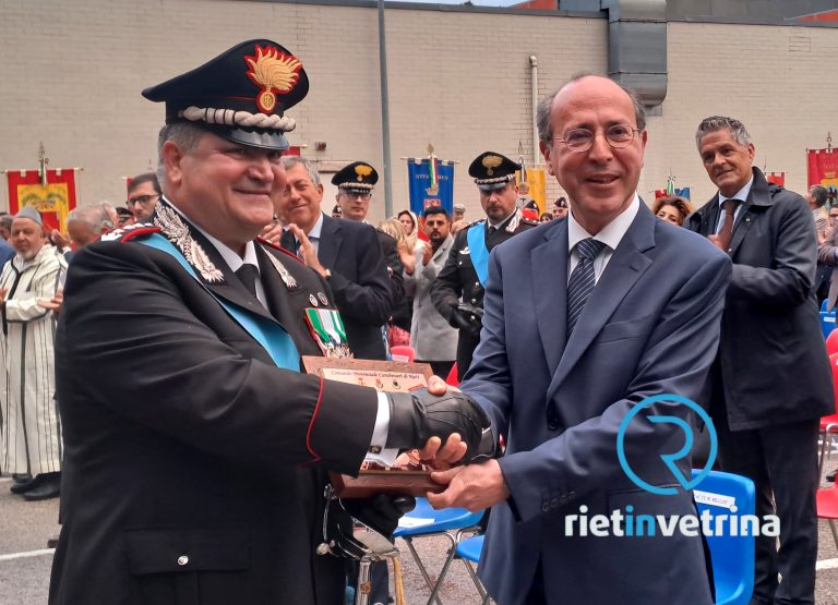 Festa Arma Carabinieri, il Comandante Bruno Bellini omaggia il prefetto Gennaro Capo