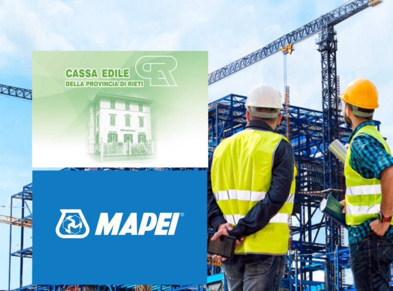 Mapei sostiene Cassa Edile Rieti sponsorizzando cinque Borse di Studio