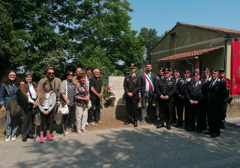I Carabinieri di Magliano Sabina ricordano Nazzareno Rosati deceduto nel 1921 in un agguato