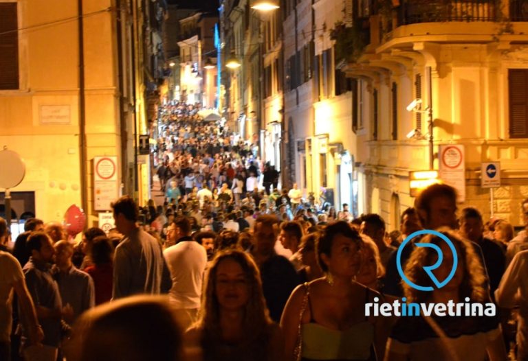 Il 23 e 24 giugno a Rieti c’è la Notte Bianca – MODIFICHE ALLA VIABILITA’