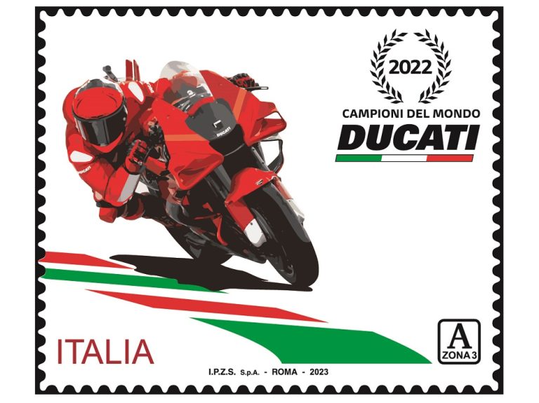 Emesso francobollo dedicato alla Ducati