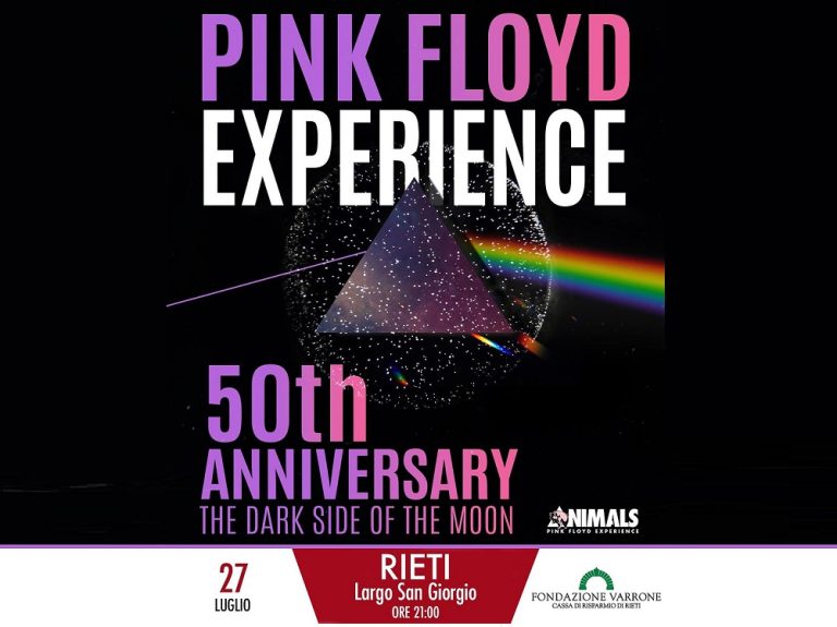 Giovedi 27 luglio a largo San Giorgio arriva “Pink Floyd Experience”