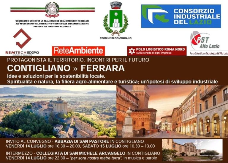 Da Contigliano a Ferrara, laboratori sulla modernità