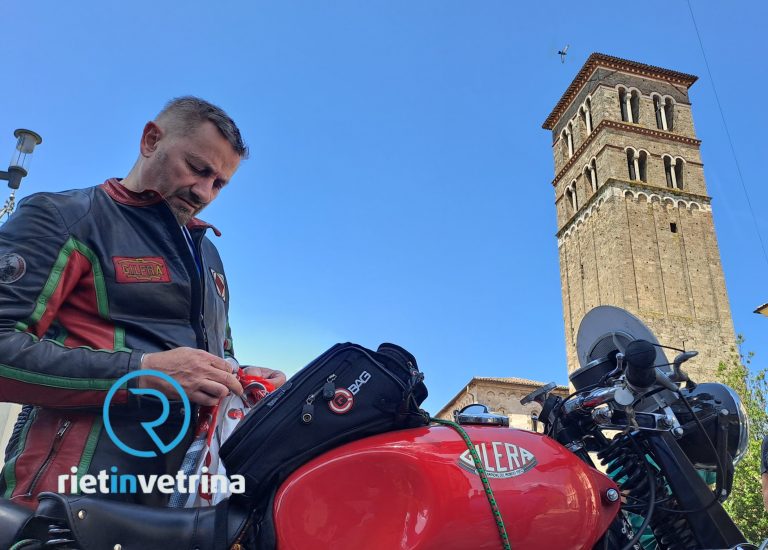 VIDEO – Rieti accoglie le moto storiche della Milano – Taranto 2023