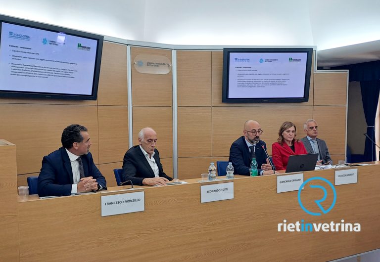 CCIAA Rieti – Viterbo, presentato il 2° rapporto sull’Alto Lazio con focus sulla “Pump Valley” del Reatino e Civita Castellana – LE FOTO