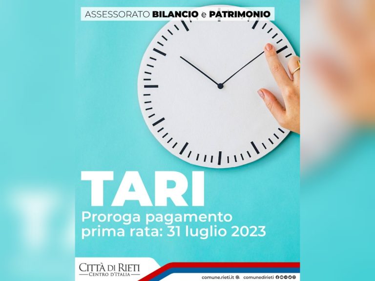 TARI, in partenza gli avvisi e il modello F24 per il pagamento