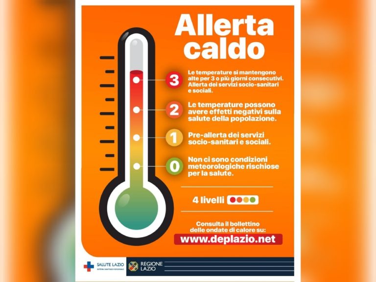 Allerta caldo. Consulta sempre il sito regionale