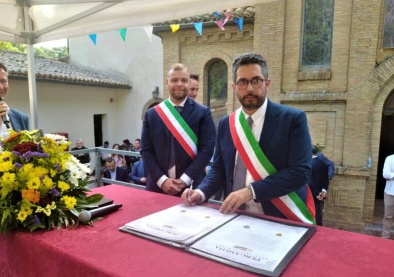 Il sindaco di Greccio a Bellagra per gli 800 anni dal passaggio di San Francesco
