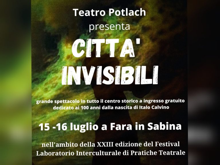 Il 15 e 16 luglio a Fara in Sabina “Città invisibili”