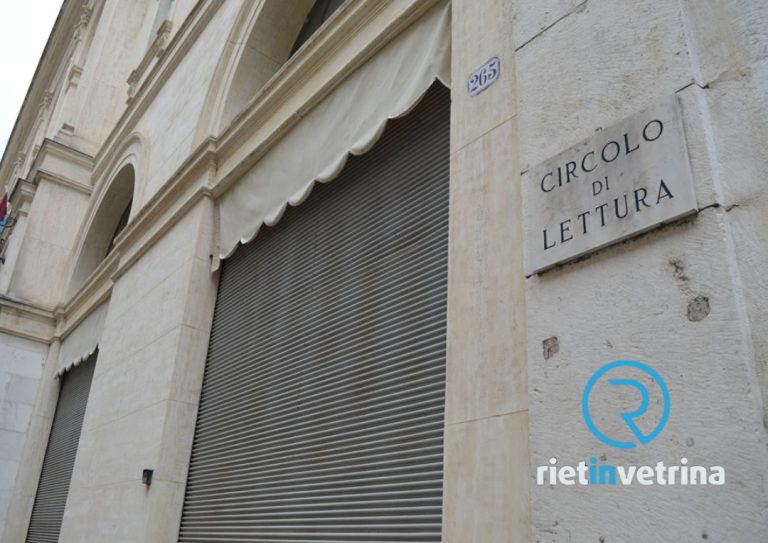 Iniziati i lavori di restauro del Circolo di Lettura, lunedì 24 luglio sopralluogo