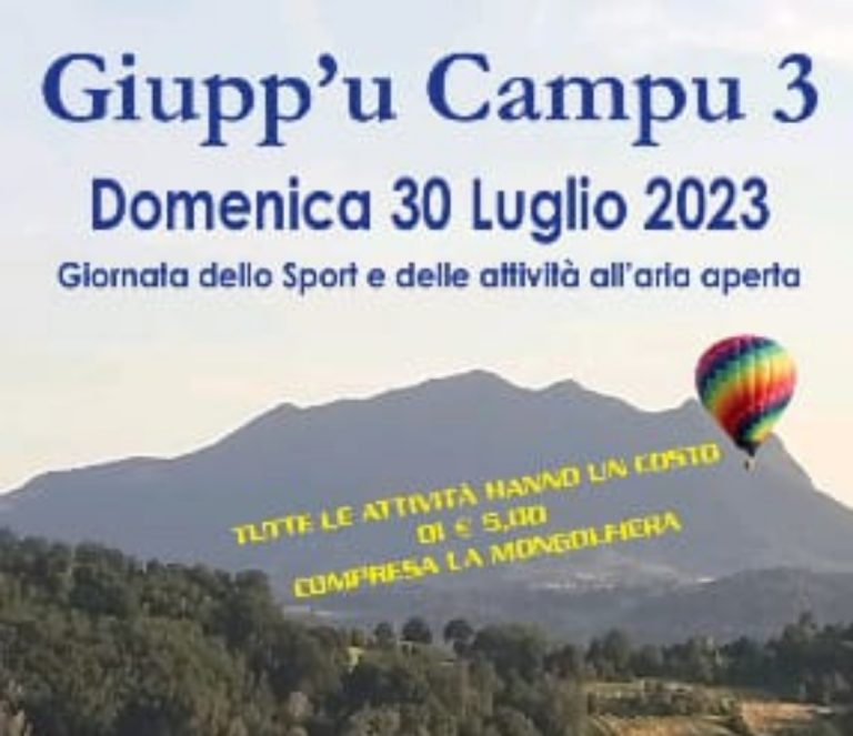 Torna in Sabina “Giupp’u Campu 3”