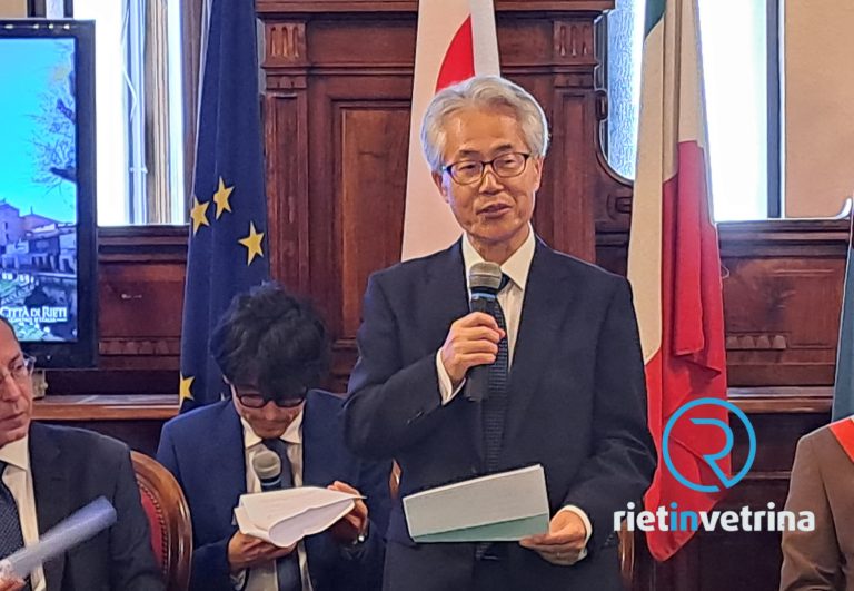 L’ambasciatore del Giappone Satoshi Suzuki a Rieti – LE FOTO