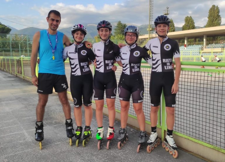 La Rieti in Line a Martinsicuro per i Campionati Italiani di Pattinaggio Corsa Pista