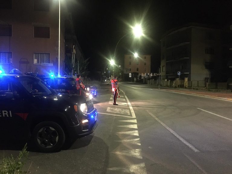 Servizio ad ampio raggio dei Carabinieri: controlli a 7 locali, 30 persone e 29 veicoli