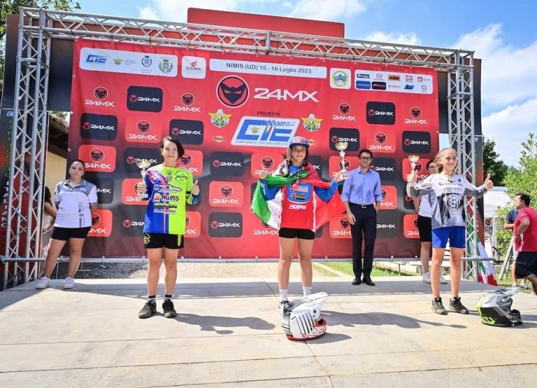 Campionato Minienduro, la reatina Sofia Pilati medaglia di bronzo a Nimis (Udine)