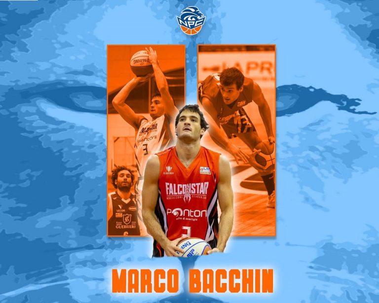 Nuovo play per la NPC Rieti: Marco Bacchin