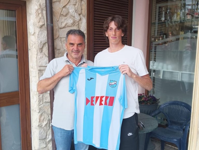L’estremo difensore Simone Colasi  al Valle del Peschiera
