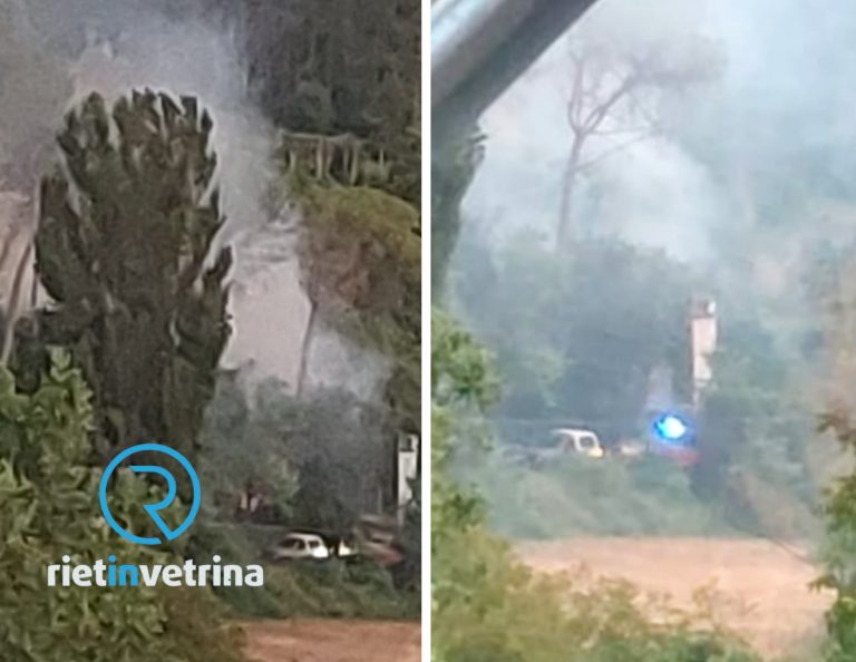 Incendio a Villa Cabrini