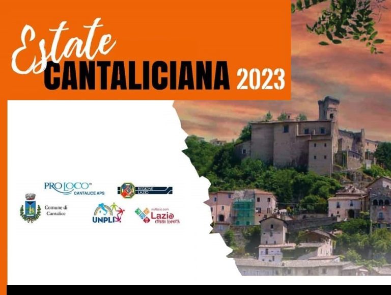 E’ FESTA – L’Estate Cantaliciana 2023 ti aspetta fino al 27 agosto con tantissimi eventi