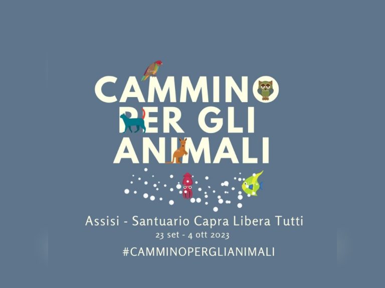 Domenica 1° ottobre a Rieti il Cammino per gli Animali