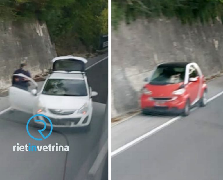 Incidente sulla Salaria per Roma altezza Ponte Buita