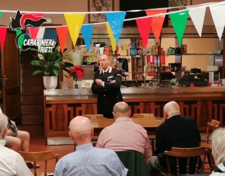 Proseguono le campagne informative Carabinieri contro furti e truffe
