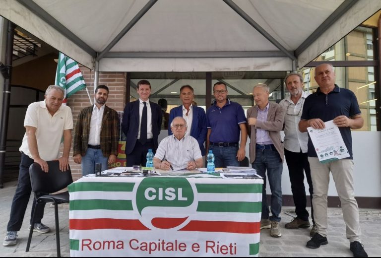 CISL Rieti, raccolta firme nella sede di via Raccuini per la proposta di legge: “La partecipazione al lavoro”